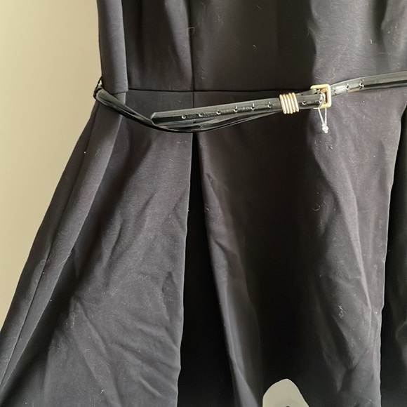 Black & White Belted Calvin Klein Dress NWT Size 12 - Picture 4 of 11